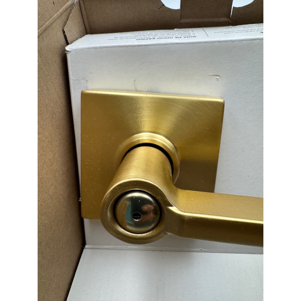 Schlage Latitude Century Privacy Door Lever Satin Brass Gold F40 V LAT‎ 608